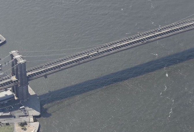 East River Bridge - Brooklyn Bridge: cote manhattan - brooklyn bridges 4